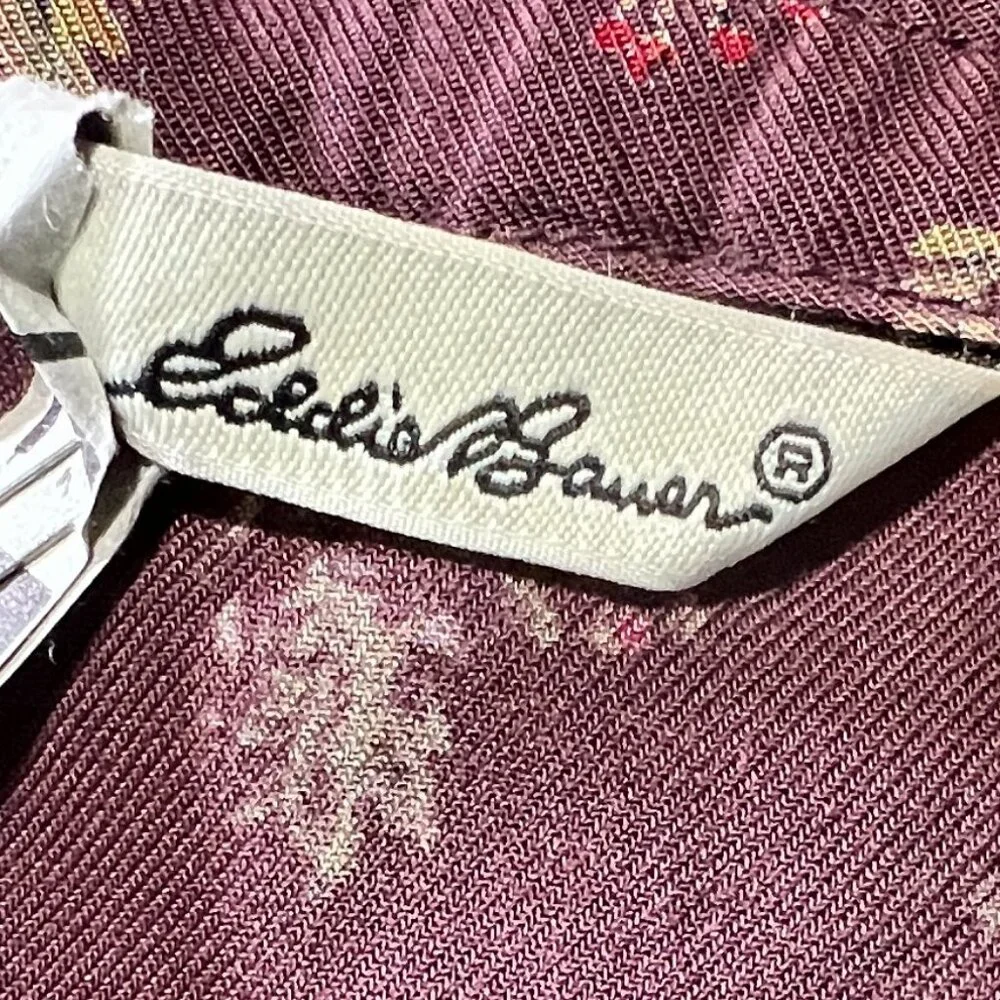 📌Eddie Bauer Floral Maxi Plus Size Rayon Skirt with Pockets - Picture 13 of 15